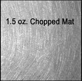 Fiberglass 1.5oz Chop Strand Matt 8" wide Yard (3 feet)