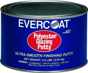 POLYESTER GLAZING PUTTY Fe.407 1/2 gal can