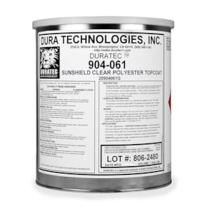 Duratec | Sunshield Clear Polyester Topcoat 904-061 Gallon