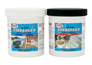 FASCO 9X STEEL-FLEX EPOXY COATING Quart Kit NEUTRAL
