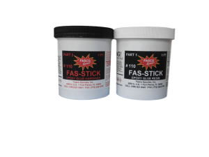 FASCO 110 EPOXY GLUE QUART KIT (Pint of part 1 and Pint of part 2)