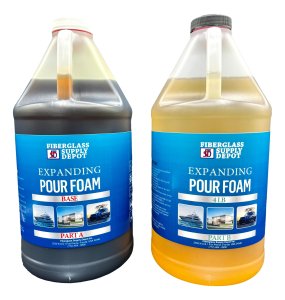 Expandable Polyurethane Pour Foam 4lb 1 gallon kit (1/2 gallon of A and 1/2 gallon of B)