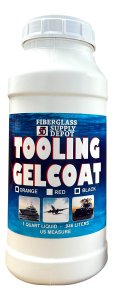 Tooling Gelcoat Red Quart