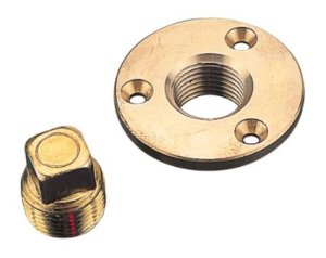 Brass Garboard Drain Plug
