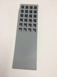 Mold Release Wedges 10" Black Super Tuff Nylon Wedge 3 1/4" W x 10" L