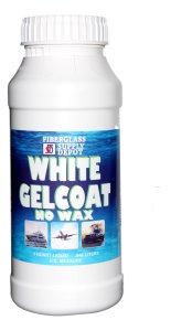 GELCOAT WHITE NO WAX Quart