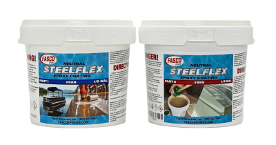 FASCO 9X STEEL-FLEX EPOXY COATING Gallon Kit NEUTRAL