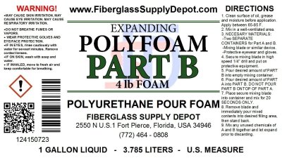 Expandable Polyurethane Pour Foam 4lb