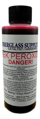 METHYL ETHYL KETONE PEROXIDE 4oz Red