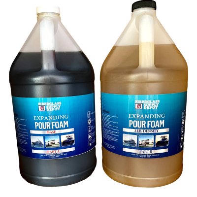 Expandable Polyurethane Pour Foam 2lb 2 Gallon Kit (1 gallon of A and 1 gallon of B)