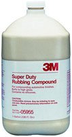 3M Super Duty Rubbing Compound, 39004, 16 fl oz, 6 Bottles per Case