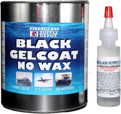 Black Gel Coat No Wax