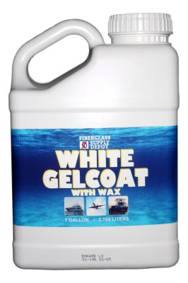 GELCOAT WHITE WITH WAX Gallon
