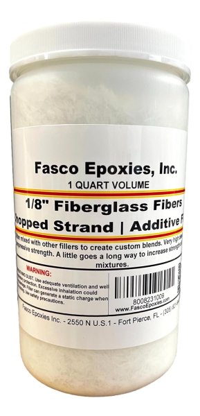 1/8" Chopped Strand Fiberglass Quart