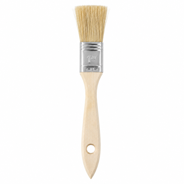 1" Double-Thick Natural Bristle Chip Brush – 5/8" Thick