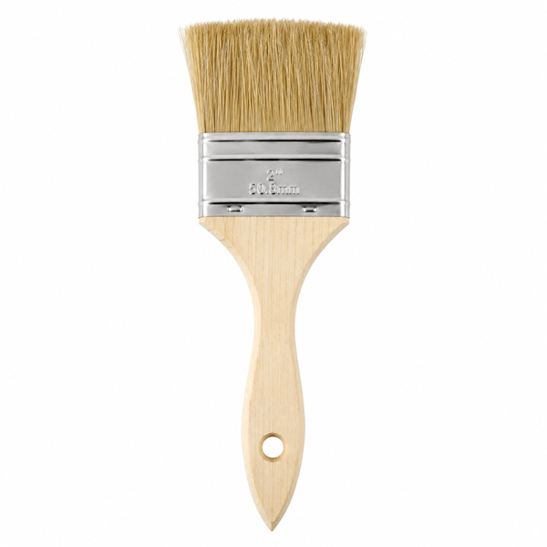 2" Double-Thick Natural Bristle Chip Brush – 5/8" Thick