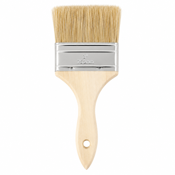 3" Double-Thick Natural Bristle Chip Brush – 5/8" Thick