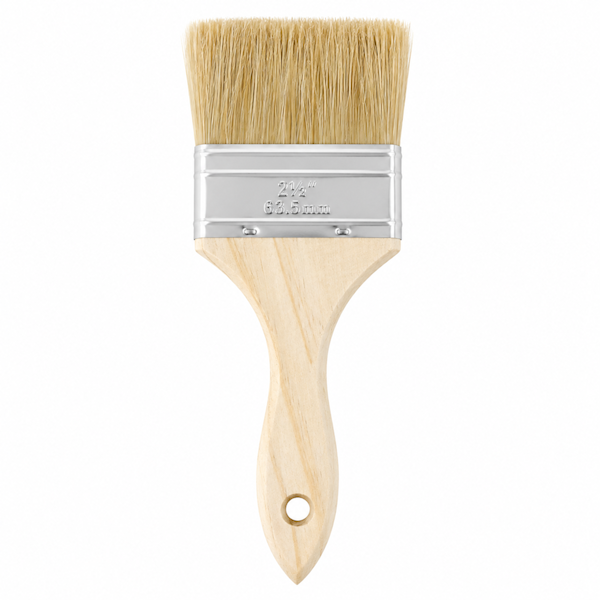 2-1/2" Double-Thick Natural Bristle Chip Brush – 5/8" Thick