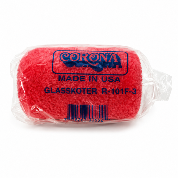 Corona Glasskoter Roller Cover 3"x1/8" Nap