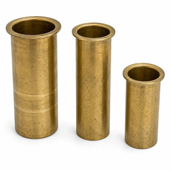 Brass Drain Tubes 1" Wide x 3" Length
