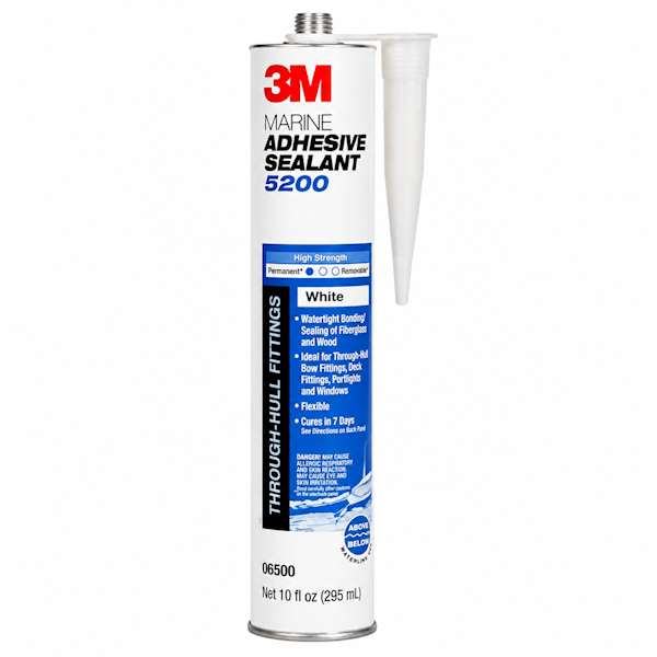 3M™ Marine Adhesive Sealant 5200 White 10oz Tube