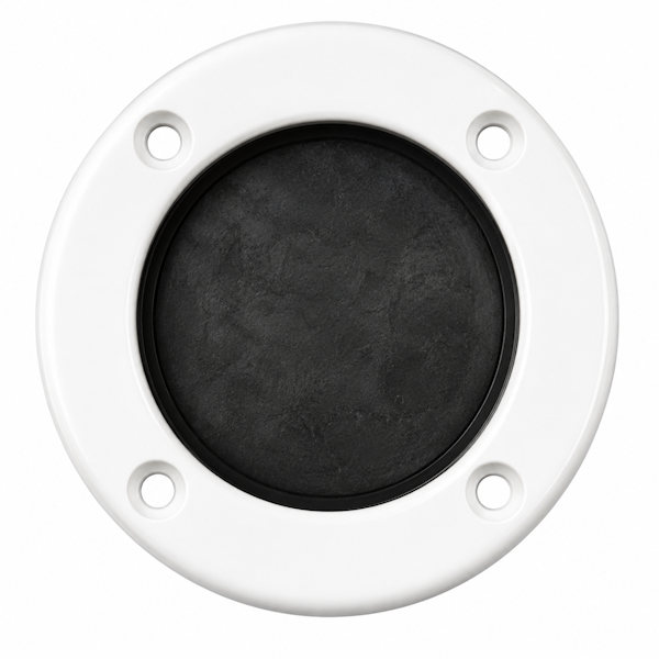 Marpac 7-0351 Cockpit Scupper Valve – 2-7/8" White Plastic with Soft Flapper