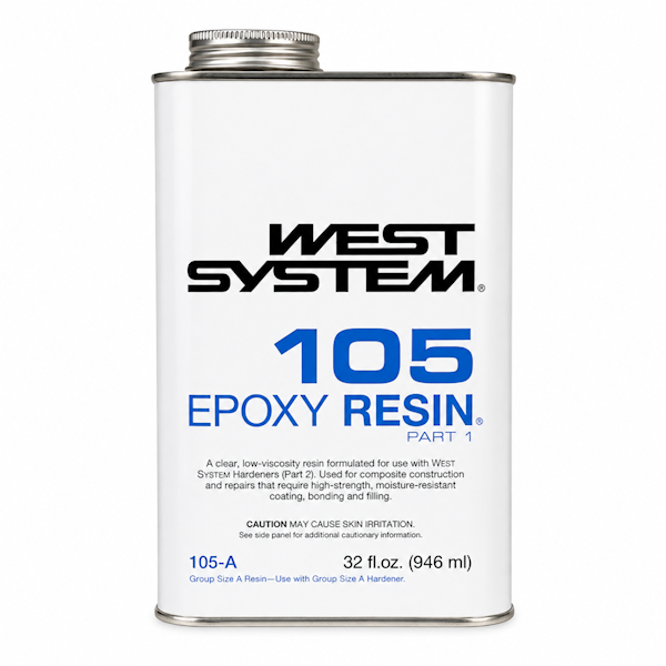 West System 105-A Epoxy Resin Quart 0.25gal