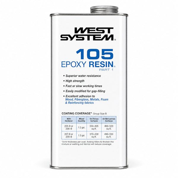 West System 105-B Epoxy Resin .98 GAL