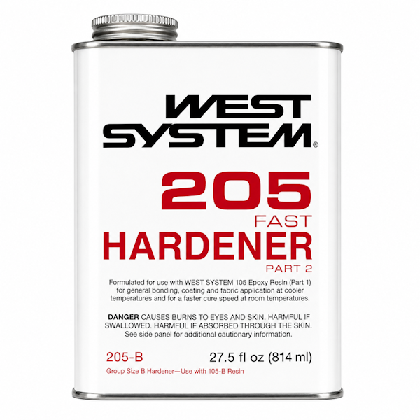 West System 205-B Fast Hardener .86 Quart
