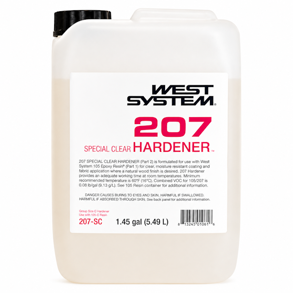 West System 207-SC Special Clear Hardener 1.45 GAL