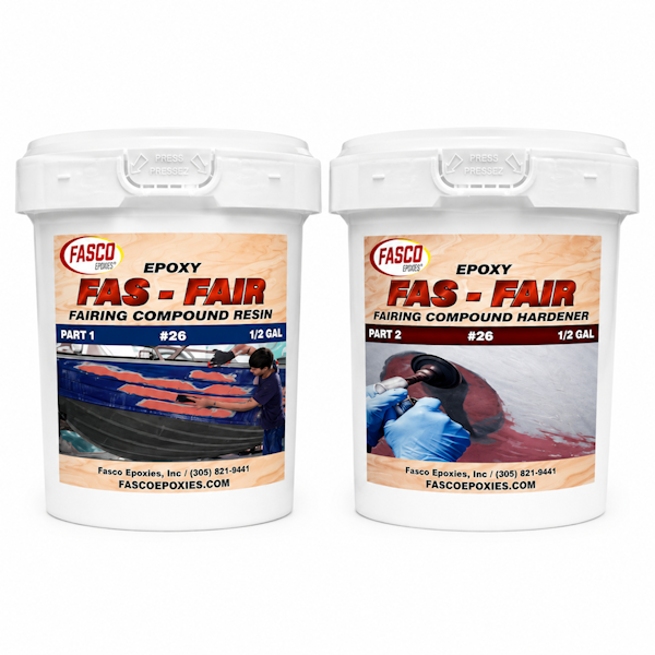 FASCO 26 Epoxy Fairing Compound Gallon Kit