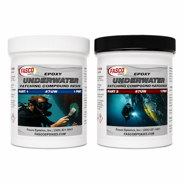 Fasco 7uw Underwater Epoxy Paste Quart Kit