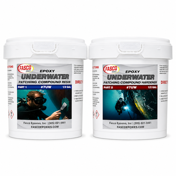 Fasco 7uw Underwater Epoxy Paste Gallon Kit