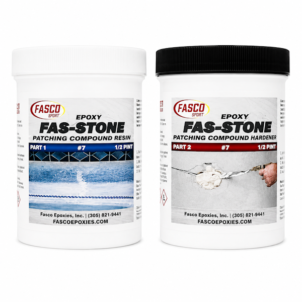 Fasco 7 Fas-Stone Epoxy Patching Compound Pint Kit
