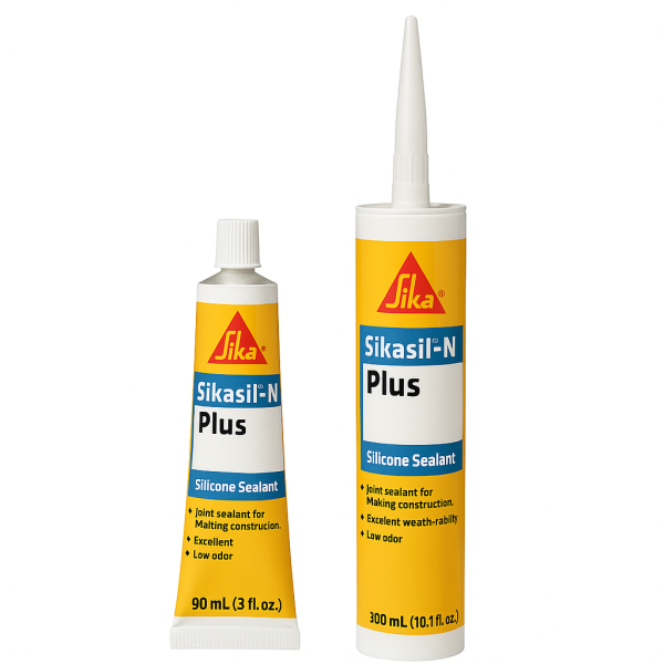 Sikasil-N Plus Silicone Sealant 300 mL cartridge (10.1 fl.oz) Aluminum