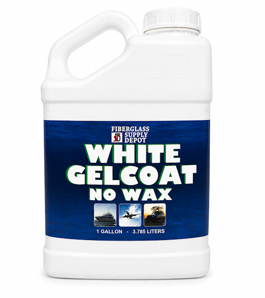 Gelcoat White No Wax Gallon