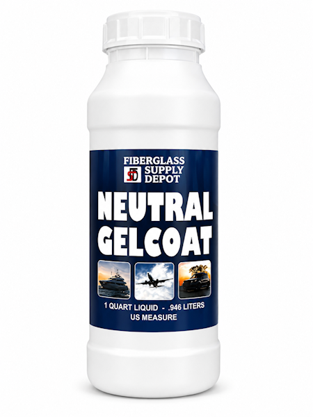 Neutral Gelcoat No Wax Quart