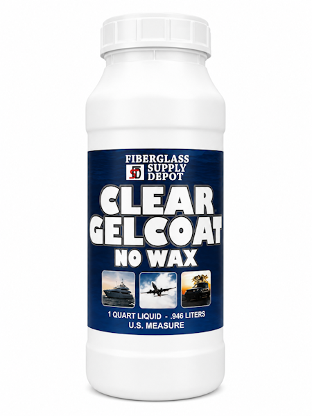 Gelcoat Clear No Wax Quart
