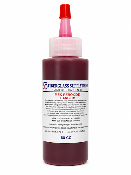 Methyl Ethyl Ketone Peroxide 60cc Red