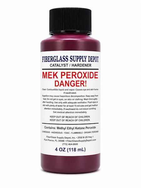Methyl Ethyl Ketone Peroxide 4oz Red