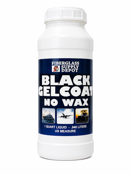Black GelCoat No Wax Quart