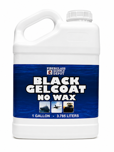 Black GelCoat No Wax Gallon