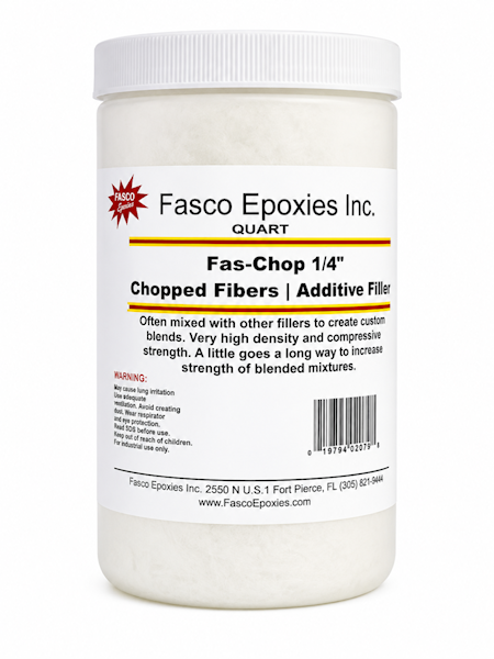 1/4" Chopped Strand Fiberglass Quart