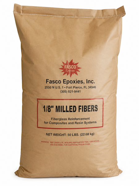 1/8" Milled Fibers 50lb bag