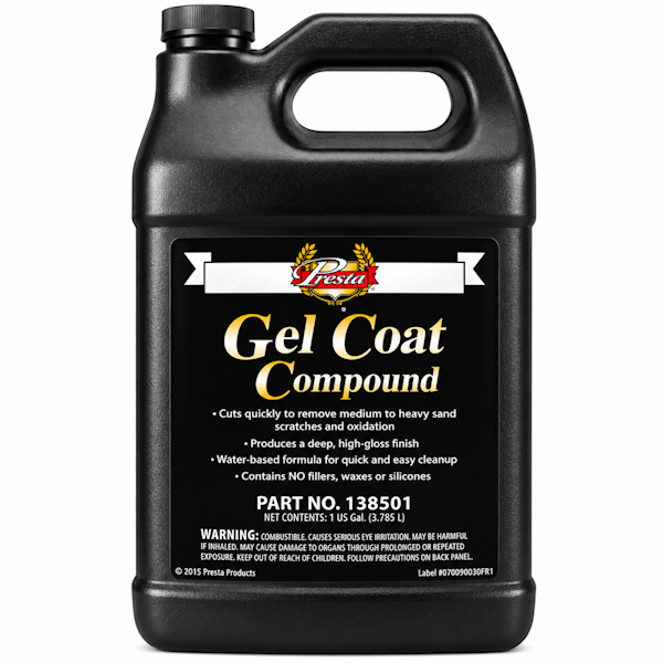 Presta Gel Coat Compound Gallon