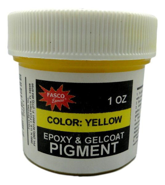 Gelcoat Pigment | Epoxy Pigment 1oz Yellow