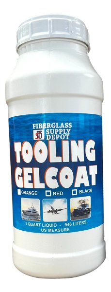 Tooling Gelcoat Black Quart
