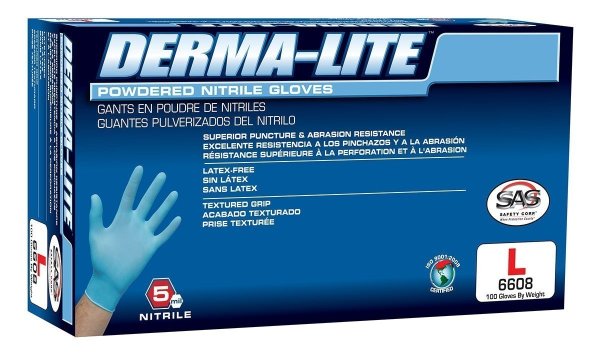 DERMA-LITE NITRILE GLOVES