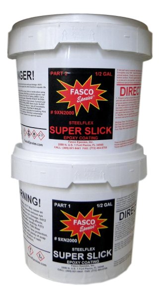 FASCO Steelflex Super Slick 2000 Quart Kit (Pint of part A and Pint of part B)