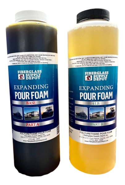 Expandable Polyurethane Pour Foam 4lb 10 Gallon Kit (5 gallons of A and 5 gallons of B)